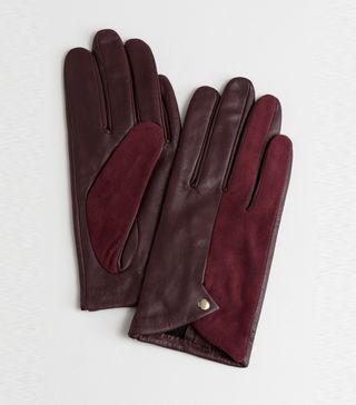 & Other Stories + Duo Leather Suede Gloves
