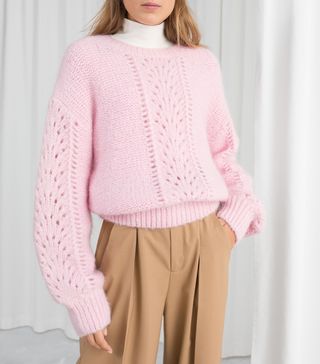 & Other Stories + Eyelet Knit Sweater