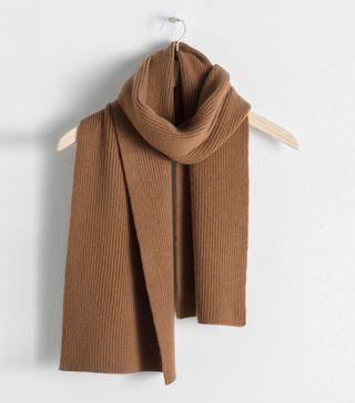 & Other Stories + Ribbed Cashmere Scarf