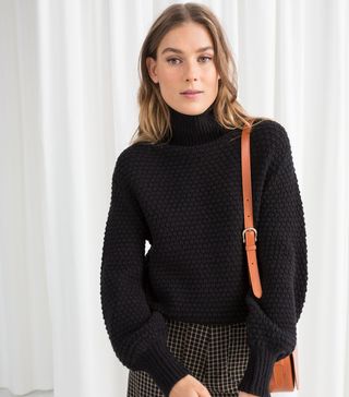 & Other Stories + Wool Blend Turtleneck Sweater