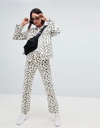 Weekday + Leopard Voyage Jean in Organic Cotton