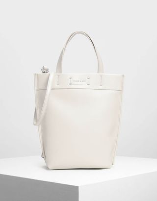 Charles & Keith + Classic Structured Tote Bag