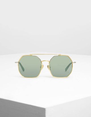 Charles & Keith + Geometrical Frame Sunglasses