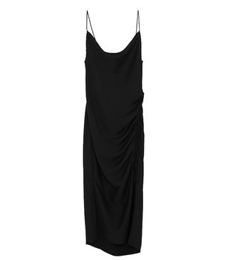 Zara + Satin Draped Camisole Dress