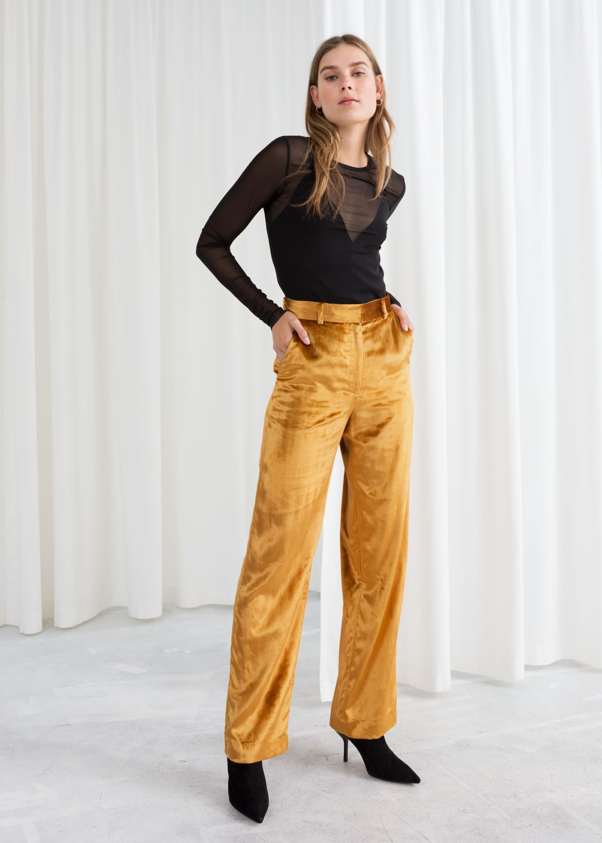 The Cool Velvet Pants You'll Want to Wear Every Day | Who What Wear