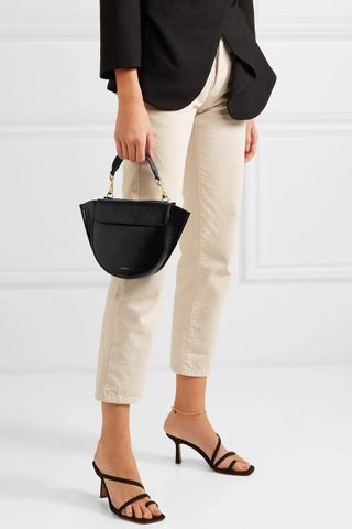 Wandler + Hortensia Mini Patent-leather Shoulder Bag