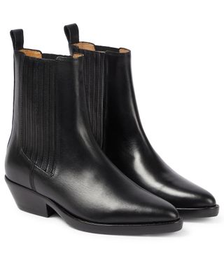 Isabel Marant + Delena Leather Ankle Boots