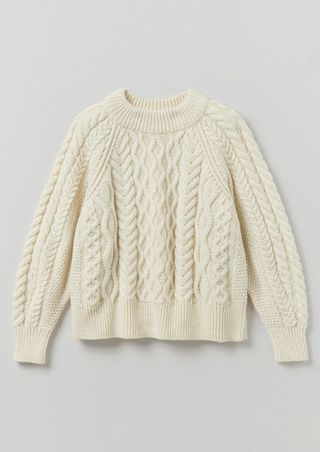 Toast + Aran Wool Sweater