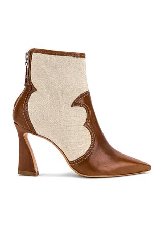Schutz + Edwiges Boot in Wood & Egg Shell