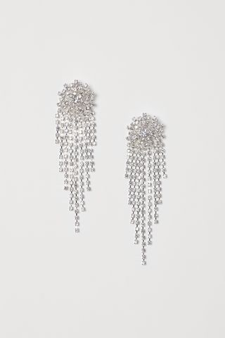 H&M + Rhinestone Earrings