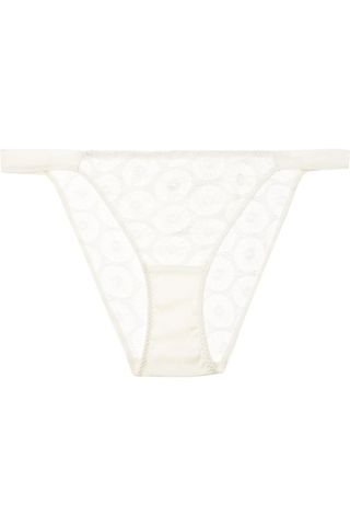 Myla + Carnaby Street Stretch-Leavers Lace and Satin Briefs