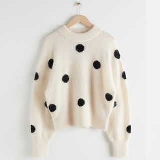 
Other Stories + Wool Blend Polkadot Sweater