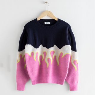 & Other Stories + Flame Colour Block Sweater