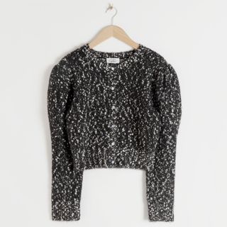 & Other Stories + Bouclé Cropped Cardigan