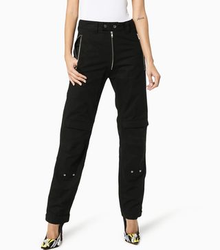 GmbH + High-Waisted Cargo Trousers