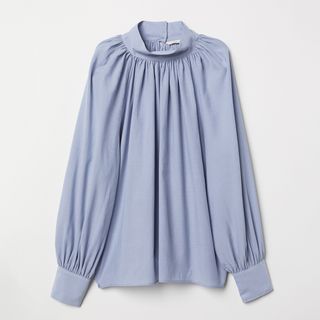 H&M + High Neck Blouse