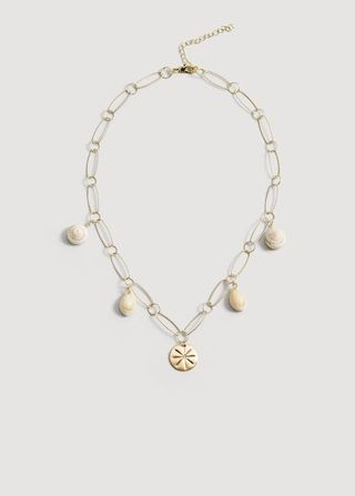 Mango + Shells Bead Necklace