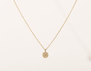 Vrai & Oro + Initial Necklace