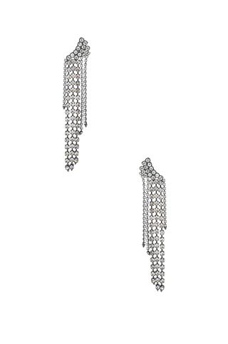 Rebecca Minkoff + Gemma Winged Crystal Fringe Earrings