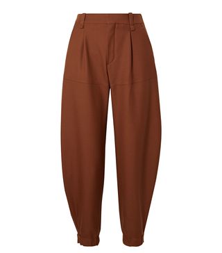 Chloé + Wool-Twill Tapered Pants