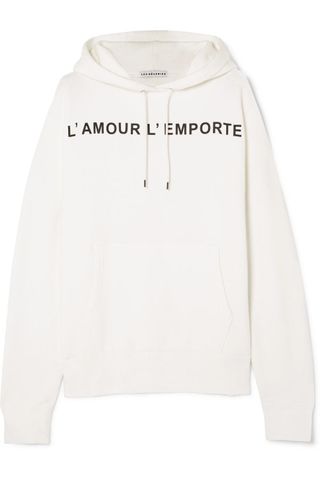 Les Rêveries + Oversized Printed Cotton-Blend Jersey Hoodie