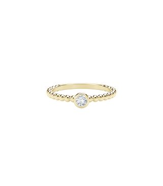 The Forevermark Tribute™ Collection + Diamond Stackable Ring in Yellow Gold
