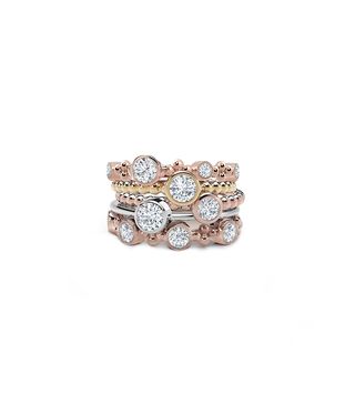 The Forevermark Tribute™ Collection + Diamond Stackable Rings