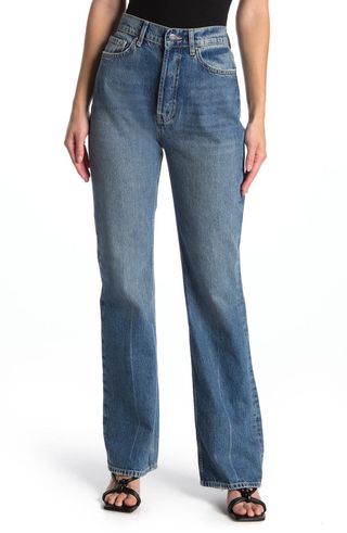 Anine Bing + Bryn High Waist Nonstretch Bootcut Jeans