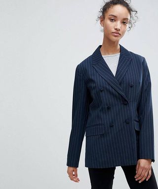 B.Young + Pin Stripe Blazer