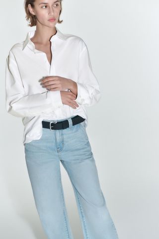 Zara + Menswear Style Poplin Shirt