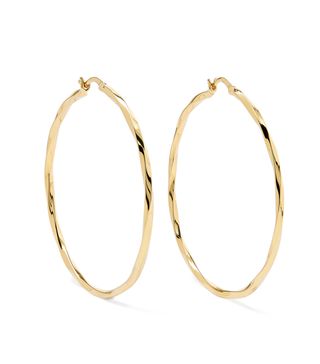 Maria Black + Francisca Gold-Plated Hoop Earrings