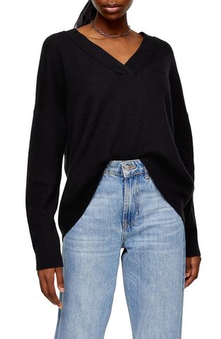 Topshop + Ribbed Sweater
