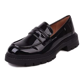 Masika + Patent Leather Tassel Loafers