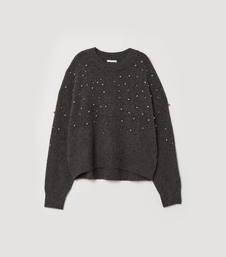 H&M + Bead-Embroidered Sweater