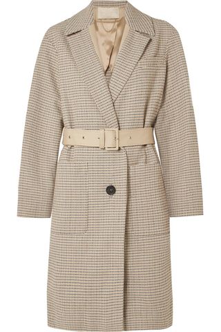 Vanessa Bruno + Iambo Belted Cotton-Tweed Coat