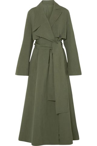Ruh + Oversized Cotton and Silk-Blend Trench Coat