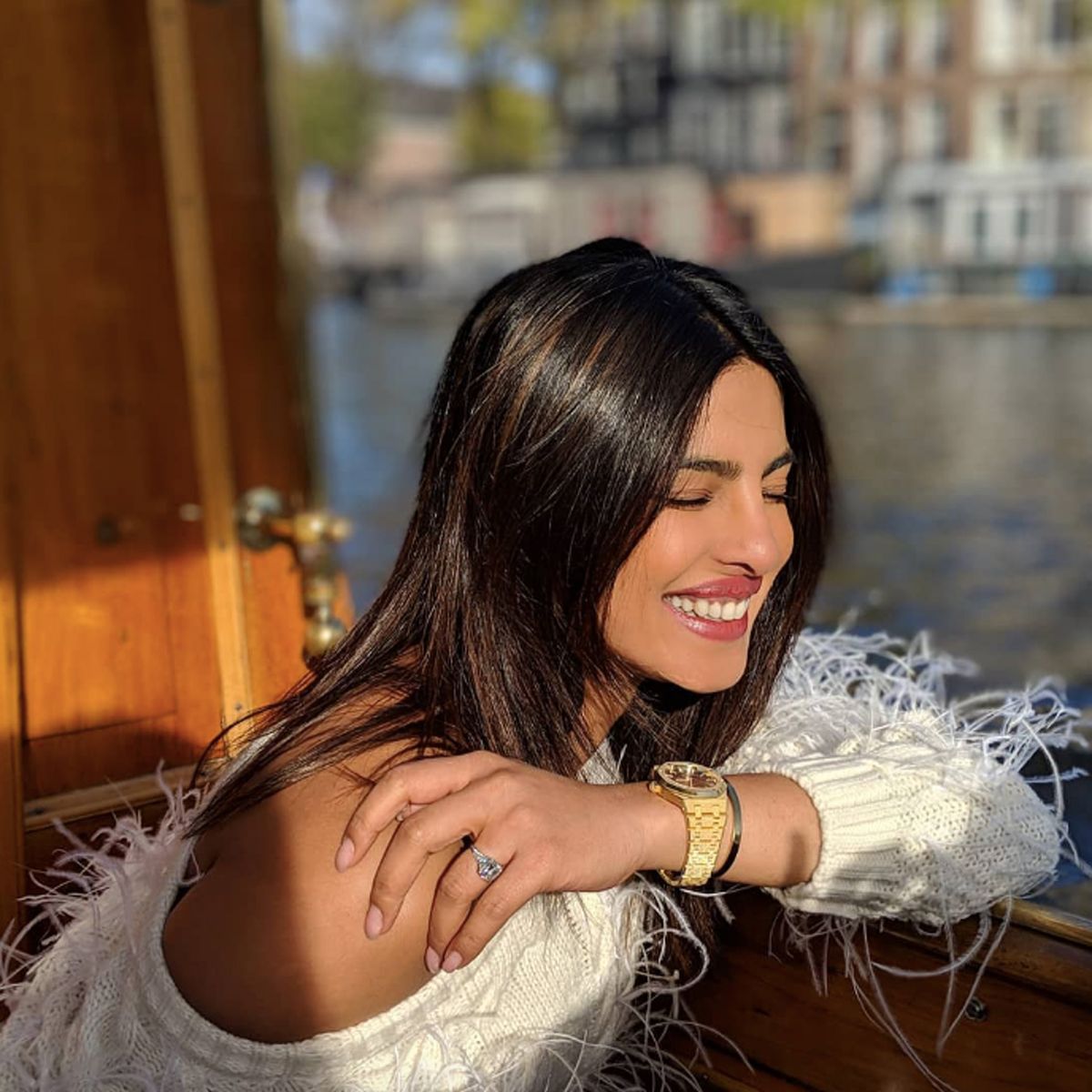 priyanka chopra bachelorette dress Bride-to-Be Priyanka Chopra Makes Feathers Her Signature Look at Bachelorette Party -- Pics!