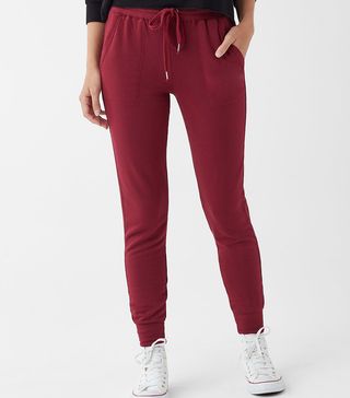 Splendid + Super Soft Brushed French Terry Jogger in Ruby
