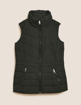 M&S Collection + Thermowarmth™ Padded Puffer Gilet