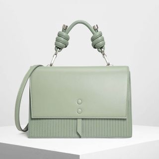 Charles & Keith + Knotted Detail Handle Bag