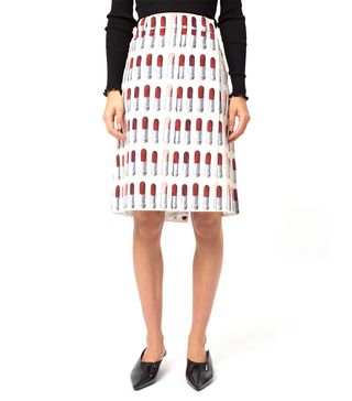 Prada + Lipstick Skirt
