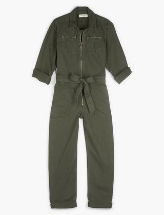 Lucky Brand Jeans + Tie Front Jumpsuit