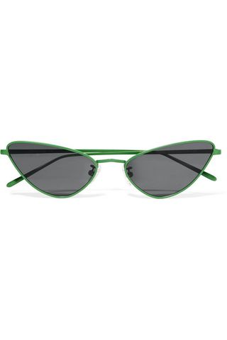 Poppy Lissiman + Chi Chi Cat-Eye Metal Sunglasses