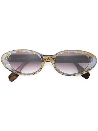 Rosie Assoulin + Oval Sunglasses
