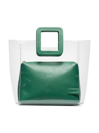 Staud + Green Shirley Leather Tote Bag