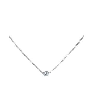 The Forevermark Tribute™ Collection + Pear Diamond Necklace