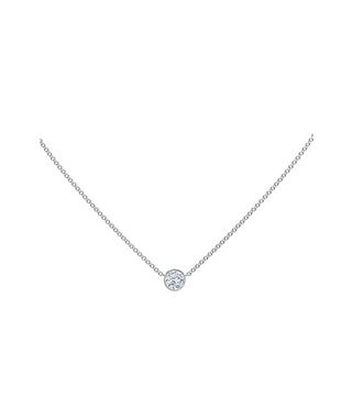 The Forevermark Tribute™ Collection + Round Diamond Necklace