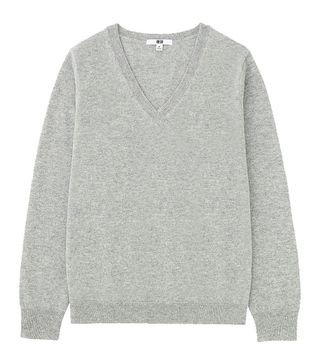 Uniqlo + Cashmere V-Neck Jumper