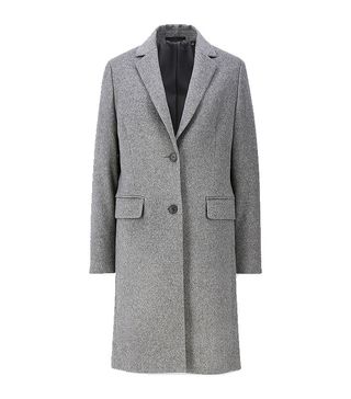 Uniqlo + Women Wool Blend Chesterfield Coat