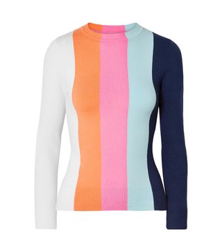 JoosTricot + Striped Stretch Cotton-Blend Sweater